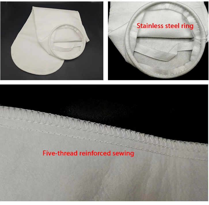 Custom Industrial Filter Socks Monofilament Nylon PE PP PTFE Water Filtration Liquid Filter Bag