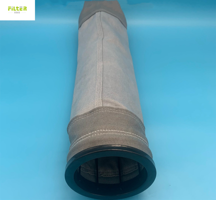 Bulked Yarn Fiberglass PTFE Membrane Filter Bag High Temperature Alkali Free