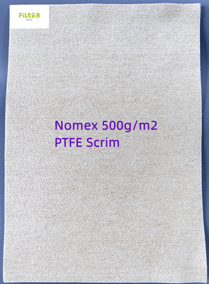 750gsm PTFE Filter Bag High Temperature Corrosion Resistance