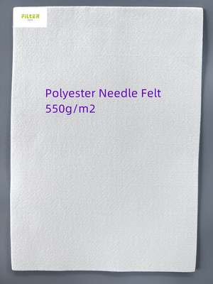 Polyester Needle Felt Filter Cloth Normal Temperature 300 - 550gsm
