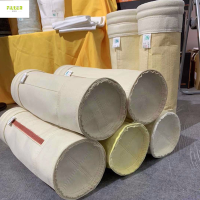 Polyester PP Nomex PPS PTFE P84 Fiberglass Filter Sleeves 350gsm ~ 850gsm