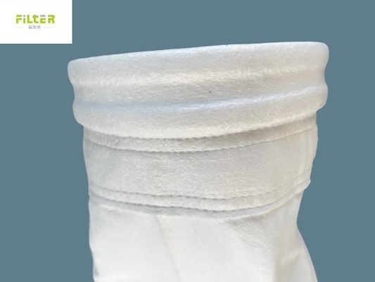 White High Temperature Polyester Filter Bag 0.2 - 2mm Thickness