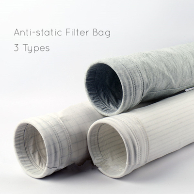 Anti - Static Pulse Jet Polyester Fabric Filter Bags For Dust Collector