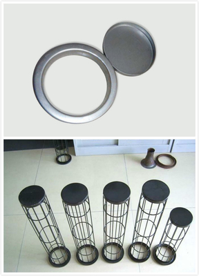 High Strength Filter Parts Filter Cage Top And Bottom Cap Easy To Install