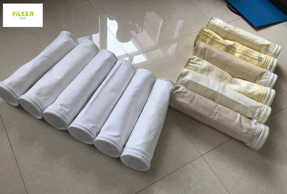 Nomex PPS P84 Non Woven PTFE Filter Bag For Industrial Bag Filter