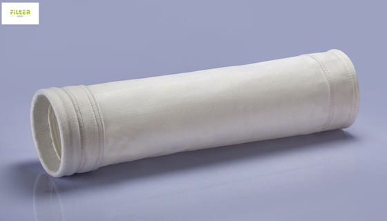 500g 550GSM Industrial Polyester Filter Bag For Cement Plants