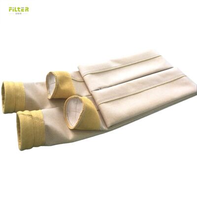 quality  Polyester P84 Filter Bag Featuring Singeing Calendering and PTFE Dipping Treatment for Enhanced Durability and Filtration Performance factory