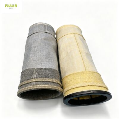 Quality  Manufacture High temperature PPS aramid fiberglass dust filter bag for baghouse factory
