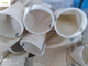 500GSM Aramid Nomex Filter Sleeves With SS Ring And High Temperature Glue