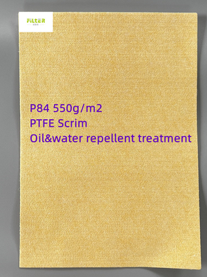 Aramid / Nomex Needle Punched Felt Nonwoven Filter Cloth For Dust Collector