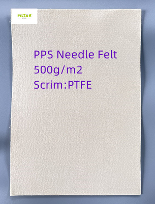 Polyester Needle Felt Filter Cloth Normal Temperature 300 - 550gsm