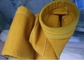 P84 Polyimide Cement Dust Collector Bags High Tensile Strength 500~550GSM