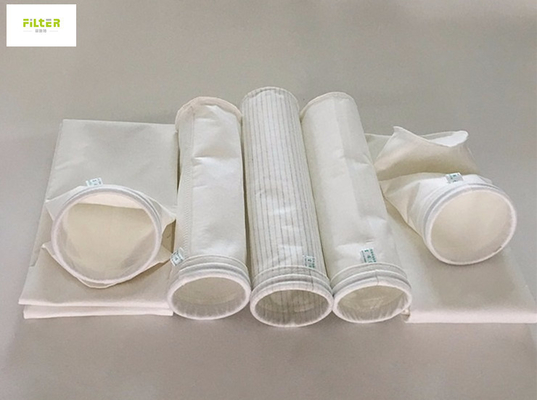 Cylinder Fibreglass PPS Filter Bags For Industry Dust Collector