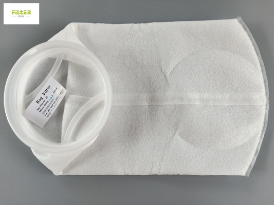 PTFE PP Water Filter Bag 100 Micron With Plastic Ring