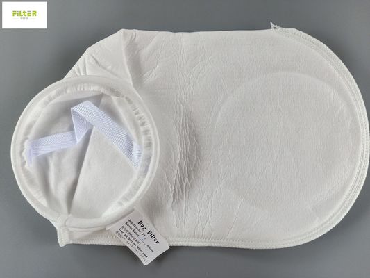 PTFE PP Water Filter Bag 100 Micron With Plastic Ring