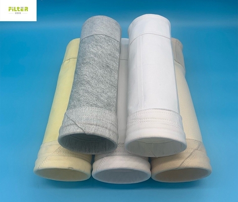Polyester Anti Static Filter Bag 500gsm With SS Snapband Normal Temperature