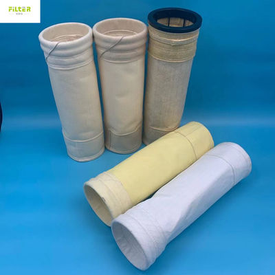 Polyester Anti Static Filter Bag 500gsm With SS Snapband Normal Temperature