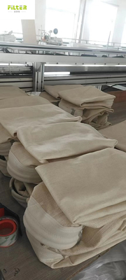 Dust Collector Filter Bags Nomex Aramid With SS Ring Top