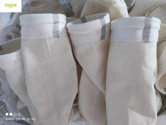 Dust Collector Filter Bags Nomex Aramid With SS Ring Top