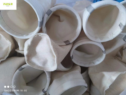 Dust Collector Filter Bags Nomex Aramid With SS Ring Top