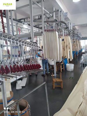 Custom Industrial 550GSM Nomex Aramid Filter Bag With SS Wire