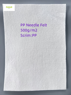 Custom 400GSM - 550GSM Polypropylene Air Filter Cloth For Dust Collector