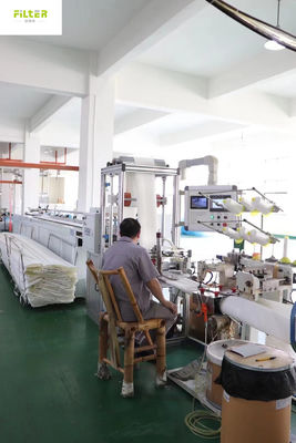 Custom White PTFE Dust Removal Pleated Filter Bag For Dust Collector