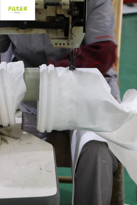 100% PTFE Fiber Baghouse PTFE Filter Bag For Fume Treatment