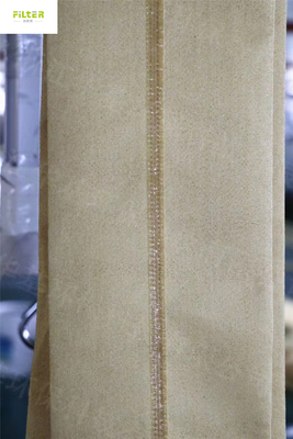 Industrial Nomex Aramid Filter Socks With High Temperature Silicone Glue