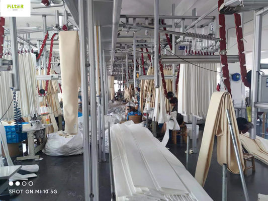 Industrial Nomex Aramid Filter Socks With High Temperature Silicone Glue