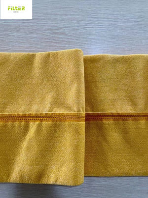 High Temp Non Woven P84 PPS Dust Filter Bags For Cement Kiln Smoke Gas Filtration