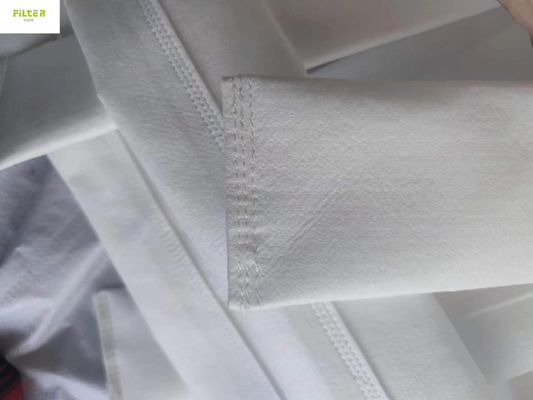 PP Polyester Dust Collector Filter Bag Needle Felt 450GSM - 550GSM