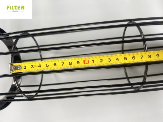 Dust Collector Filter Bag Cage With Carbon Steel / SS304 / 316 / 316L Material