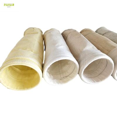 Meta Aramid / Nomex Filter Bag For Asphalt Plant Dust Collector High Tensile Strength