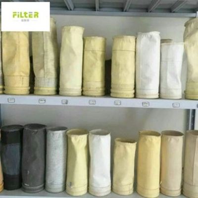 Heat Set Fiberglass Filter Bag With PTFE Membrane For Dust Collection Filtration