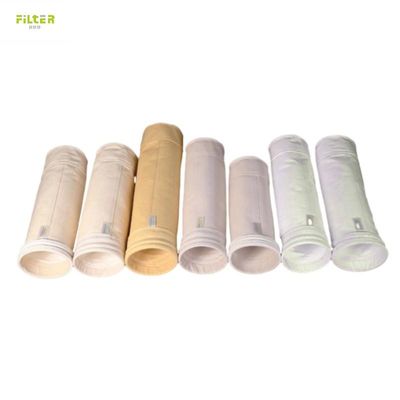 Polyester Aramid PPS Dust Collector Filter Bags Non Woven Needle Felt
