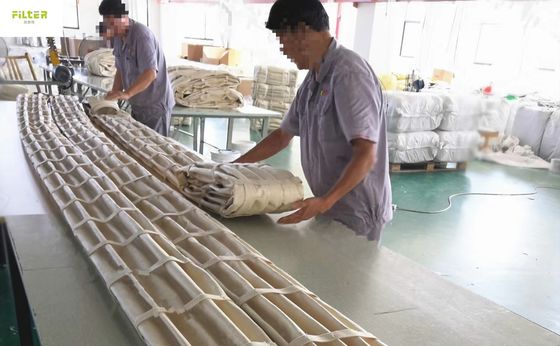 Pocket Type Dust Collector Filter Bag Polyester Nomex Pleated Filter Socks