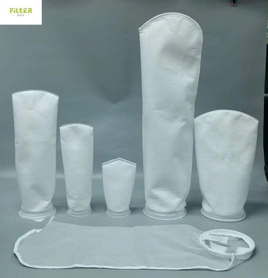 Sewing Thread Or Hot Melt Polyester Nylon PP Liquid Filter Bags 200 Micron