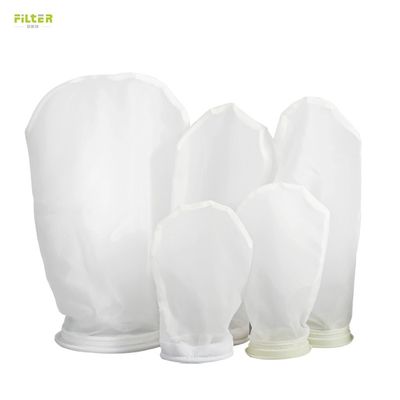 PP PE Nylon Material 1 Micron Water Filter Bag Plastic Ring Top