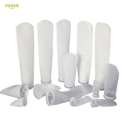 Food Grade 500 Micron Nylon Mesh Liquid Filter Bag With Plastic Ring