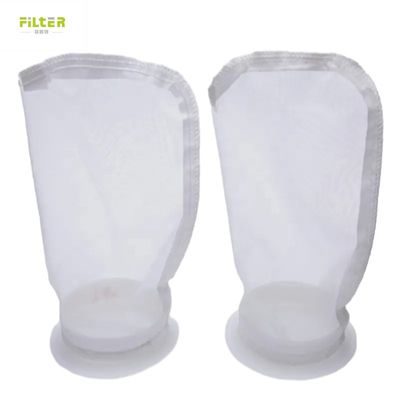 Food Grade 500 Micron Nylon Mesh Liquid Filter Bag With Plastic Ring