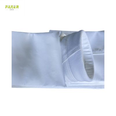 Air Filter 550GSM Polyester Oil & Water Repellent Filter Sleeves For Cement Plant
