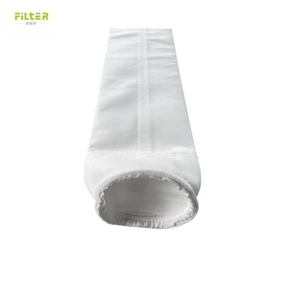 Custom 550GSM Polyester Needle Felt Steel Ring Filter Bag for Air Filter