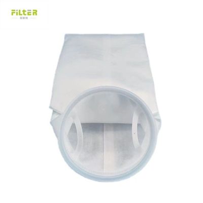 Plastic Ring And Sewing Thread Bottom Nylon Monofilament Liquid Filter Bag For Chemical Industry