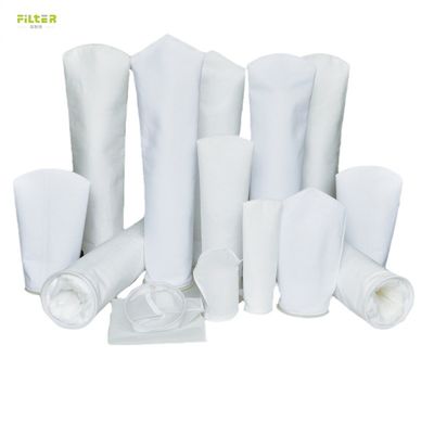 High Temperature Resistant Nylon PP Polyester Liquid Filter Bag For Industrial Sewage Treatment