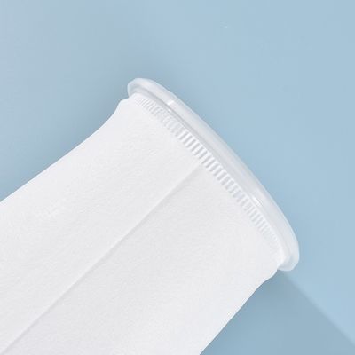 Polyester Monofilament Liquid Filter Bags With Steel Ring And Sewing Thread Bottom