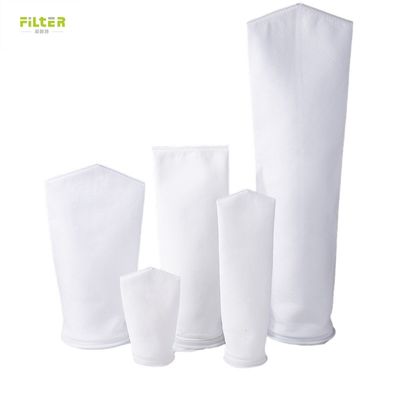 No.2 Solid Mesh PP Polyester Nylon Liquid Filter Bag with Sewing Thread Bottom