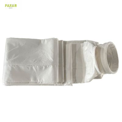 Needle Felt Nomex PTFE Polyester Dust Filter Sleeve PPS Dust Collector Filter Bags For Cement Asphalt Plant 450-550GSM