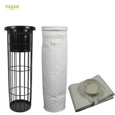 Customized High Temperature Non-Woven Nomex / Aramid Asphalt Plant Bag Filter For Cement Plant