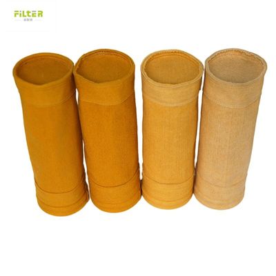 Industrial Filter-Bag Manufacturing Filter Sleeves Dust Collector Polyester PPS PTFE P84 Nomex Fiberglass Bag Dust Filter Bag With Filter
